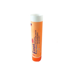 gel cream tube flip top cap empty plastic foot cream tubes